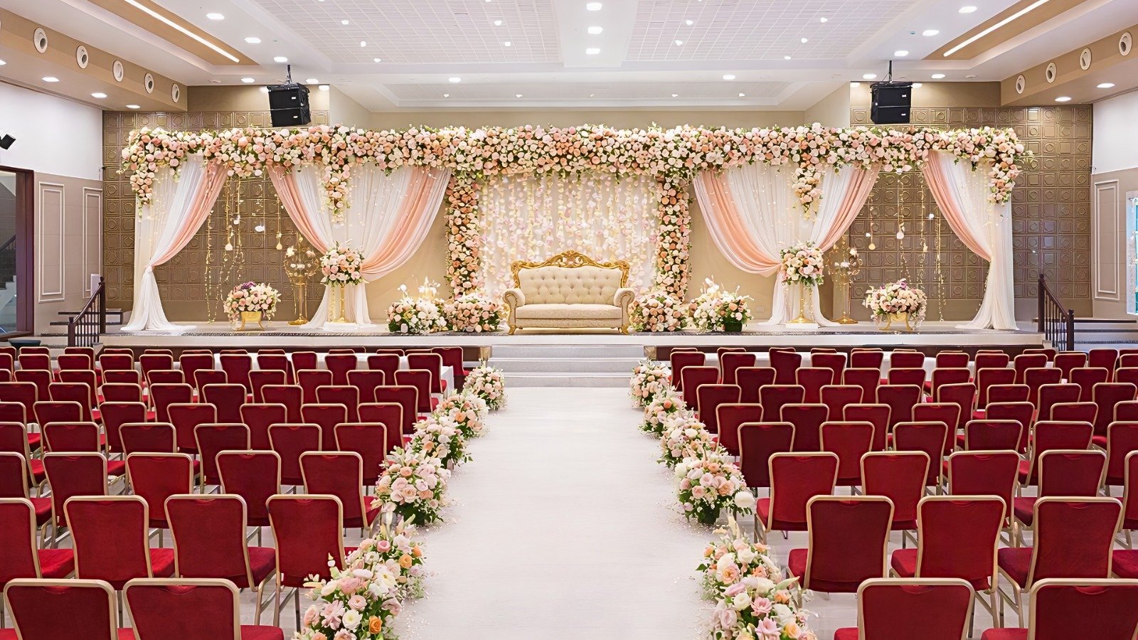 Elegant wedding hall
